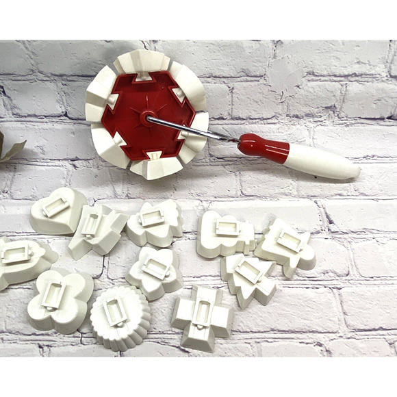 Norpro Rolling Cookie Cutter 18 Christmas Interchangeable Cutters - Picture 5 of 8